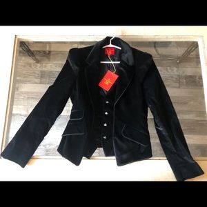 Vivienne Westwood black velvet blazer